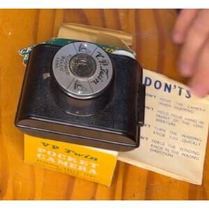 VP Twin Pocket Camera with Bloomed Bolco Lens in Original Box Vintage V23